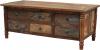 SOLID RECLAIMED WOOD COFFEE TABLE W/ MULTIPLE DRAWERS