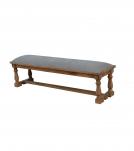 UPHOLSTERED SOLID WOOD BENCH
