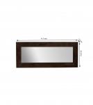 SOLID WOOD RECTANGULAR MIRROR & FRAME
