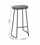 IRON BAR STOOL