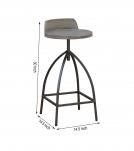 IRON BAR STOOL