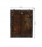 SOLID RECLAIMED TEAK WINDOW MIRROR & FRAME