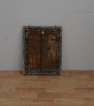 SOLID RECLAIMED TEAK WINDOW MIRROR & FRAME