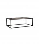 SOLID WOOD & IRON COFFEE TABLE