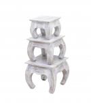 WOODEN BAJOT SET OF 3