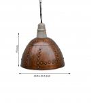 INDUSTRIAL IRON CEILING PENDANT LIGHT