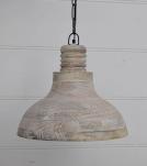 HANDCRAFTED SOLID WOOD PENDANT LIGHT