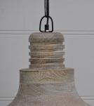 HANDCRAFTED SOLID WOOD PENDANT LIGHT