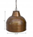 METAL PENDANT CEILING FIXTURE