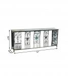 WDN+IRON CONSOLE TABLE