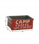 SOLID WOOD HAND PAINTED CRATE