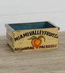 SOLID WOOD HAND PAINTED CRATE