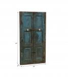 RECLAIMED TEAK 2 DOOR FRAME W/ MIRROR