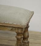 UPHOLSTERED WOOD BENCH