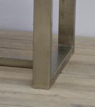 SOLID WOOD & IRON COFFEE TABLE