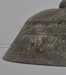 WOODEN FARMHOUSE DOME PENDANT LIGHT FIXTURE