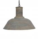 WOODEN FARMHOUSE DOME PENDANT LIGHT FIXTURE