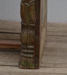 HAND CARVED SOLID RECLAIMED WOOD CONSOLE TABLE