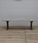 SOLID WOOD & IRON BENCH