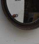 ROUND IRON MIRROR & FRAME