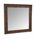 SOLID WOOD SQUARE MIRROR & FRAME