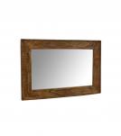 SOLID WOOD RECTANGULAR FRAME & MIRROR