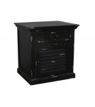 SOLID WOOD END TABLE / NIGHTSTAND W/ 1 DRAWER & 1 DOOR