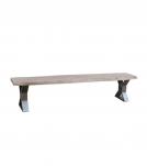 LIVE EDGE SOLID ACACIA WOOD BENCH