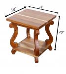 SOLID RECLAIMED TEAK WOOD SIDE TABLE END TABLE