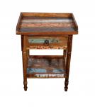 SOLID RECLAIMED TEAK WOOD SIDE TABLE END TABLE