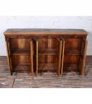 WOODEN GLASS SIDEBOARD