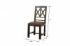 WOODEN LEATHER DINING CHAIR