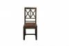 WOODEN LEATHER DINING CHAIR