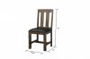 WOODEN LEATHER DINING CHAIR