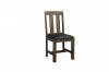 WOODEN LEATHER DINING CHAIR
