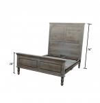 WOODEN QUEEN BED