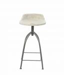 WOODEN IRON STOOL