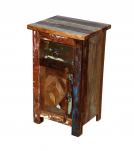 RECLAIMED WOOD END TABLE / BEDSIDE TABLE