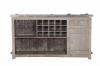 SOLID RECLAIMED TEAK WINE CABINET BAR