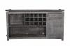 SOLID RECLAIMED TEAK WOOD WINE CABINET