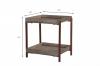 WOOD & METAL SIDE TABLE
