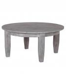 SOLID WOOD ROUND COFFEE TABLE