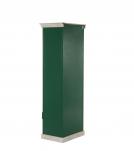 TALL IRON & SOLID WOOD CABINET