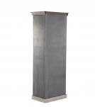 TALL IRON & SOLID WOOD CABINET