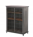 SOLID WOOD & IRON LIQUOR WINE CABINET