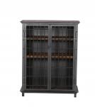SOLID WOOD & IRON LIQUOR WINE CABINET