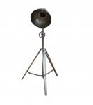 METAL TRIPOD ADJUSTABLE HEIGHT FLOOR LAMP