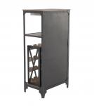 SOLID WOOD &  IRON BAR CABINET