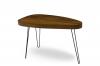 SOLID WOOD Elliptic end table