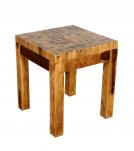 SOLID ROSEWOOD SIDE END TABLE 